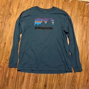 Patagonia Mens Graphic Longsleeve Tshirt